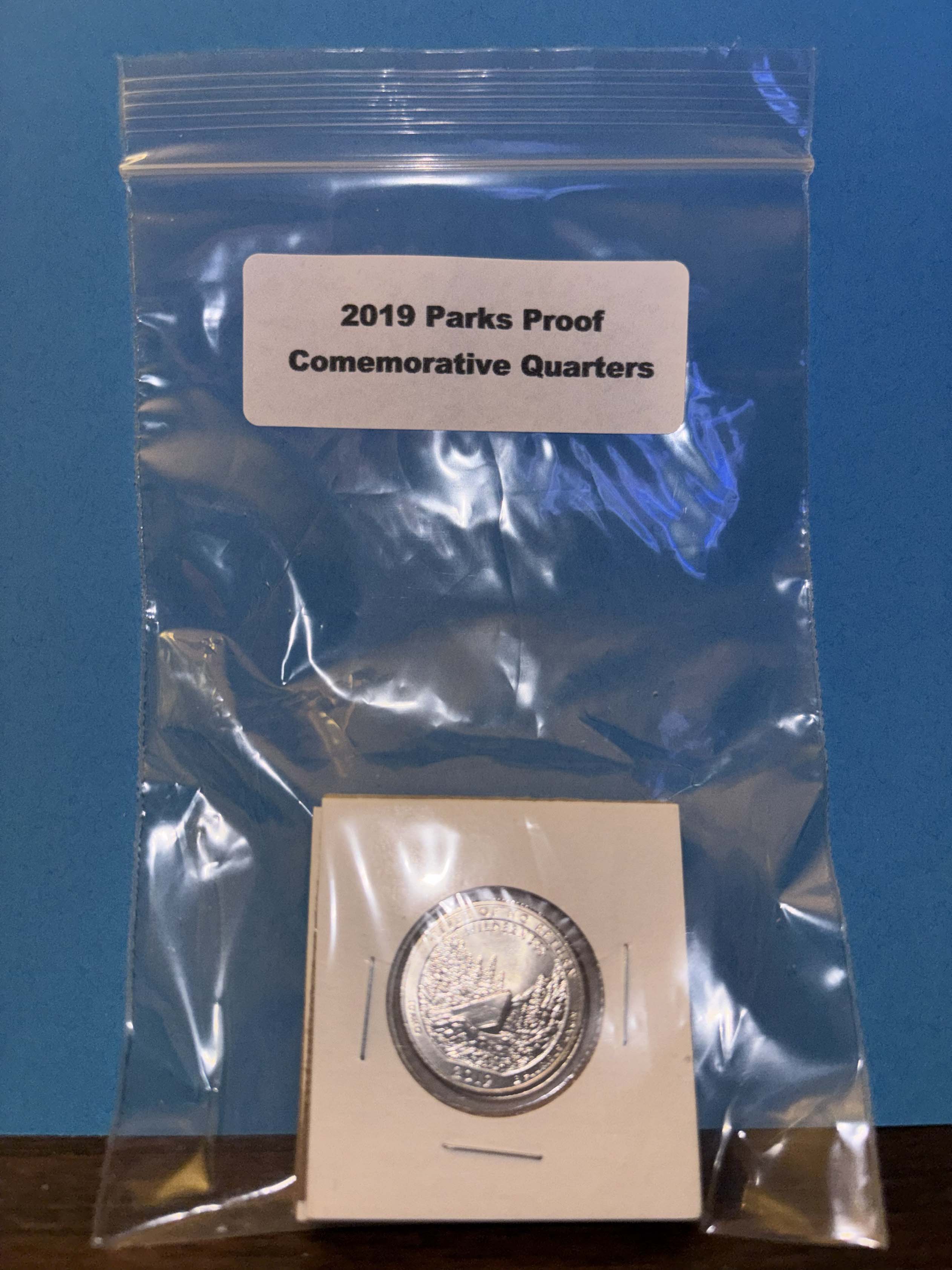 2019 Parks Proof Quarters Grab Bag
